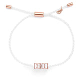 Personalized Letter Block Bracelet