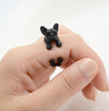 French Bull Dog Wrap Ring