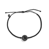 Personalized Pavé Circle Photo Bracelet