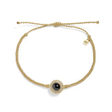 Personalized Pavé Circle Photo Bracelet