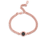 Personalized Curb Chain Photo Bracelet