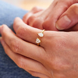 Toi Et Moi Heart Ring