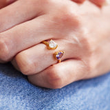 Toi Et Moi Heart Ring